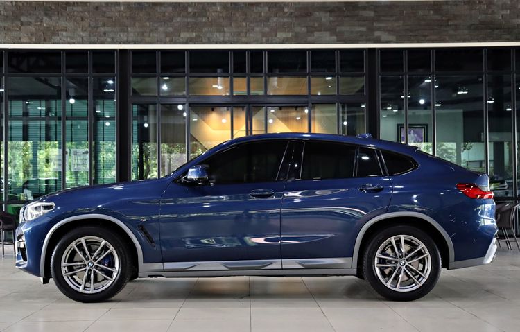 BMW X4 2021 2.0 xDrive20d M Sport 4WD Utility-car ดีเซล น้ำเงิน รูปที่ 3