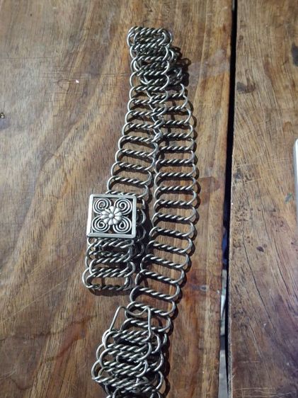 เครื่องเงินเก่า เข็มขัดเงินโบราณ