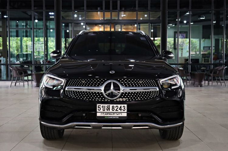 Mercedes-Benz GLC-Class 2022 GLC300e Utility-car ปลั๊กอินไฮบริด (PHEV) ไม่ติดแก๊ส เกียร์อัตโนมัติ ดำ รูปที่ 2