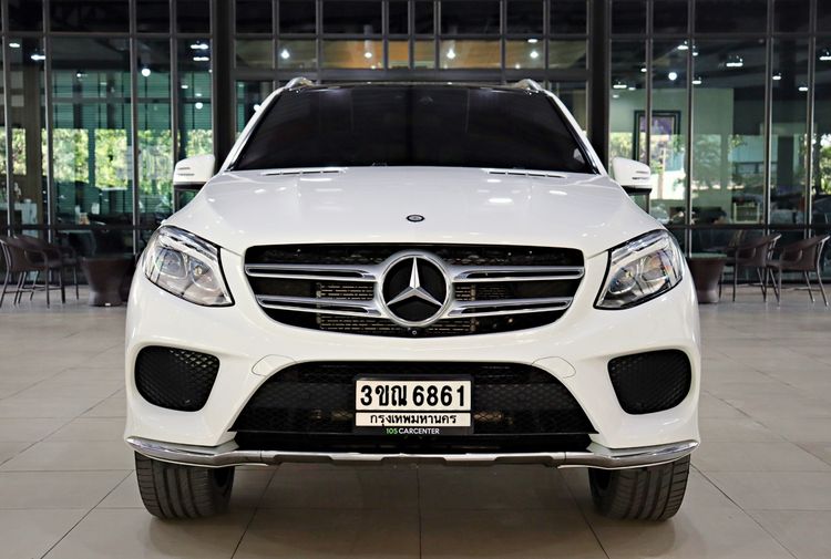 Mercedes-Benz GLE-Class 2017 GLE500 Utility-car ปลั๊กอินไฮบริด (PHEV) ไม่ติดแก๊ส เกียร์อัตโนมัติ ขาว รูปที่ 2