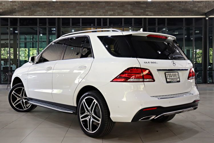 Mercedes-Benz GLE-Class 2017 GLE500 Utility-car ปลั๊กอินไฮบริด (PHEV) ไม่ติดแก๊ส เกียร์อัตโนมัติ ขาว รูปที่ 4