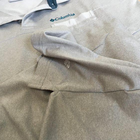 Columbia Omni-Wick เสื้อโปโลสีเทา มือสอง ของแท้ ไซส์ L สภาพดี รูปที่ 4