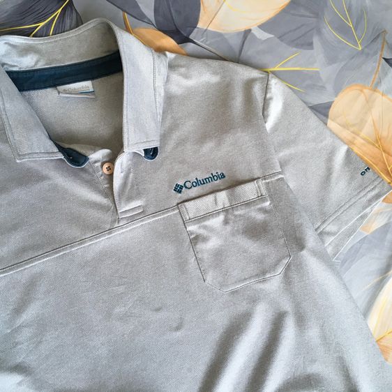 Columbia Omni-Wick เสื้อโปโลสีเทา มือสอง ของแท้ ไซส์ L สภาพดี รูปที่ 2