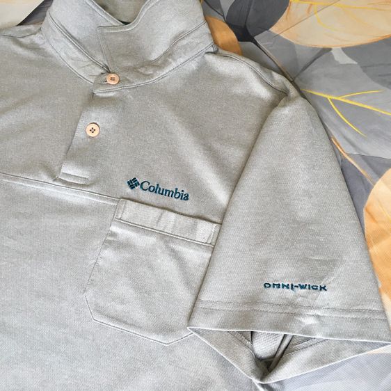 Columbia Omni-Wick เสื้อโปโลสีเทา มือสอง ของแท้ ไซส์ L สภาพดี รูปที่ 6