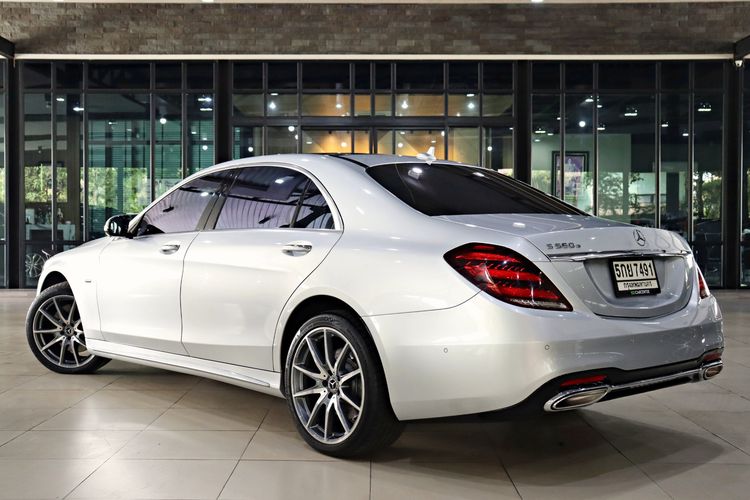 Mercedes-Benz S-Class 2019 S560 Sedan ปลั๊กอินไฮบริด (PHEV) ไม่ติดแก๊ส เกียร์อัตโนมัติ บรอนซ์เงิน รูปที่ 4