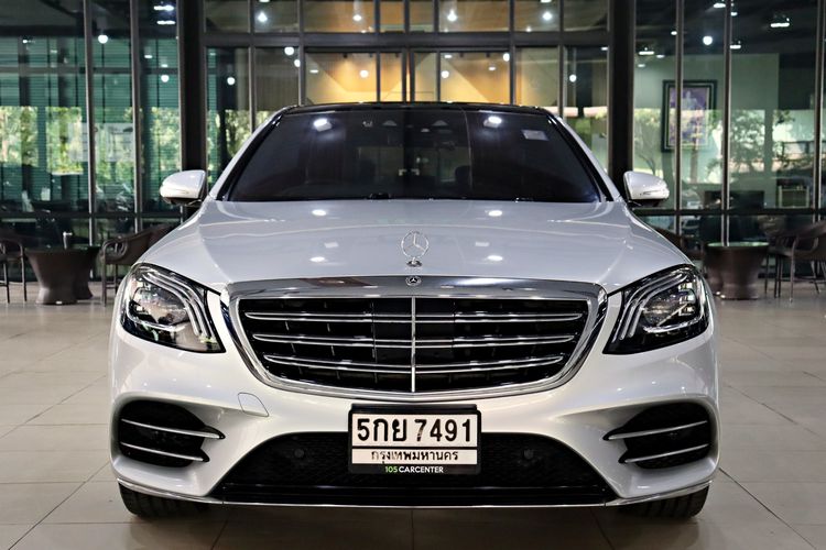 Mercedes-Benz S-Class 2019 S560 Sedan ปลั๊กอินไฮบริด (PHEV) ไม่ติดแก๊ส เกียร์อัตโนมัติ บรอนซ์เงิน รูปที่ 2
