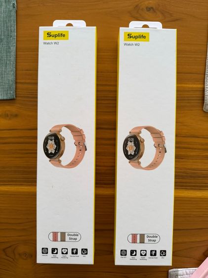 สมาร์ทวอทช์ดีไซน์สวย Smart Watch สี Rose Gold