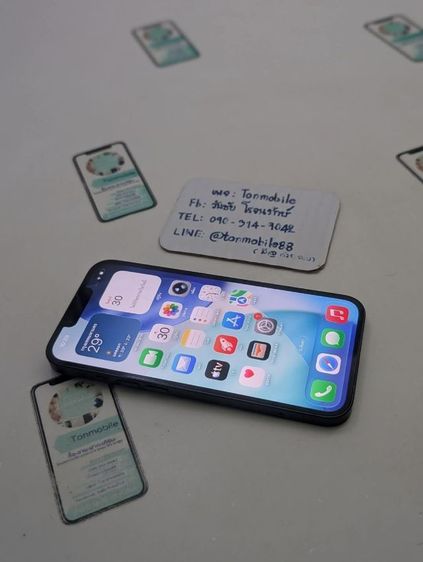 ขาย เทิร์น iPhone 13 128 Midnight ศูนย์ไทย สภาพสวย อุปกรณ์ครบยกกล่อง สุขภาพแบต 100 ประกันยาว 3 เดือน เพียง 11,590 บาท ครับ  รูปที่ 3