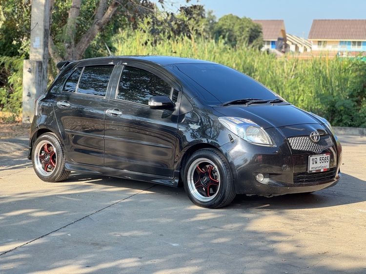 Toyota Yaris 2008 1.5 S Sedan เบนซิน ไม่ติดแก๊ส เกียร์อัตโนมัติ ดำ รูปที่ 2
