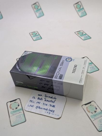 ยี่ห้ออื่นๆ 256 GB ขาย เทิร์น Tecno Pova Slim 5G Ram 8 Rom 256 ศูนย์ไทย ของใหม่มือ 1 ประกัน 1 ปี เพียง 7,290 บาท ครับ