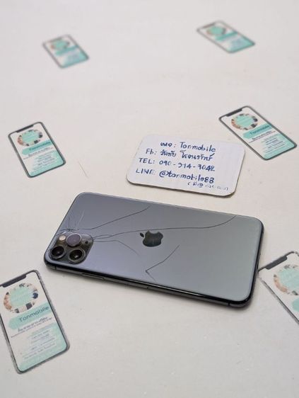 ขาย เทิร์น iPhone 11 Pro Max 512 Gb ศูนย์ไทย ขายตามสภาพ มีตัวเครื่องอย่างเดียว ไม่มีอุปกรณ์อื่น สุขภาพแบต 79 เพียง 5,990 บาท ครับ