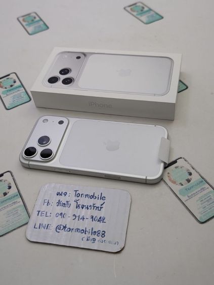ขาย เทิร์น iPhone 17 Pro Max 256 Silver ศูนย์ไทย ของใหม่มือ 1 แกะเช็ค ประกันเดิน รอบชาร์จ 0 รอบ เพียง 45,590 บาท ครับ  รูปที่ 2