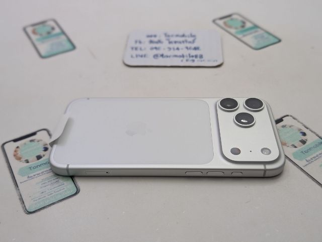 ขาย เทิร์น iPhone 17 Pro Max 256 Silver ศูนย์ไทย ของใหม่มือ 1 แกะเช็ค ประกันเดิน รอบชาร์จ 0 รอบ เพียง 45,590 บาท ครับ  รูปที่ 5