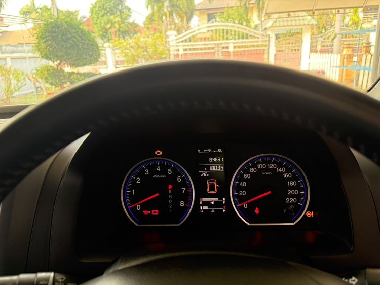 Honda CR-V 2009 2.4 E 2WD Sedan เบนซิน ไม่ติดแก๊ส เกียร์อัตโนมัติ ขาว รูปที่ 2