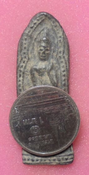 พระลีลา เนื้อชินเงิน ไม่ทราบที่ รูปที่ 3