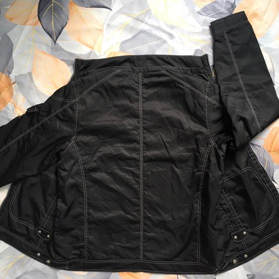 เสื้อแจ็คเก็ต Four Nine สีดำ งานแรร์ สไตล์วินเทจ สภาพดี รูปที่ 13