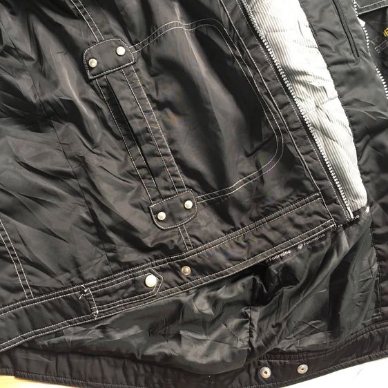 เสื้อแจ็คเก็ต Four Nine สีดำ งานแรร์ สไตล์วินเทจ สภาพดี รูปที่ 11