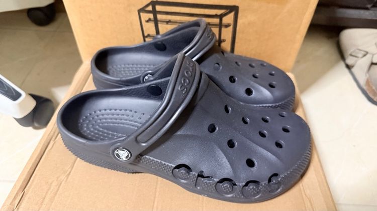 ดำ อื่นๆ รองเท้าแตะ UK 7 | EU 40 2/3 | US 7.5 รองเท้าcrocs