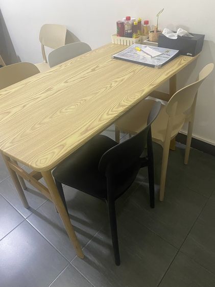 ขายเหมา ชุดโต๊ะ 2 ตัว เก้าอี้ 8 แถม 2 ตัว ขายด่วนราคาถูก เลิกกิจการจ้า รูปที่ 4