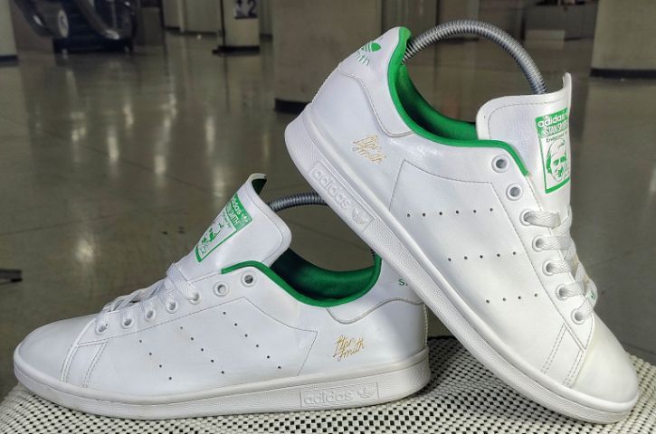 รองเท้า💥adidas stansmith Primegreen💥ของแท้‼️สวยๆ เดิมๆ สภาพดี💥ไซร์ 44.5  รูปที่ 4