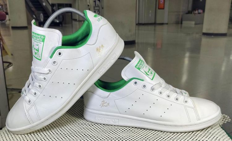 รองเท้า💥adidas stansmith Primegreen💥ของแท้‼️สวยๆ เดิมๆ สภาพดี💥ไซร์ 44.5  รูปที่ 8