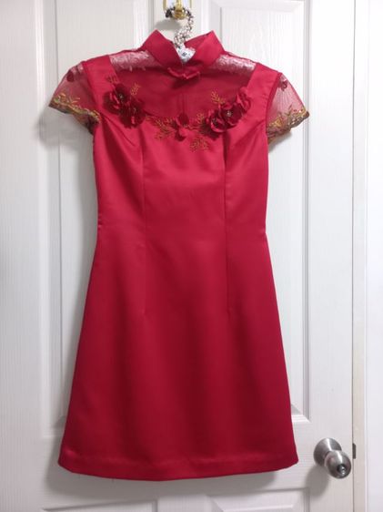 เดรส กี่เพ้า ชุดจีน กระโปรงยาว สวยๆ มือสอง 99บาท  รับตรุษจีน พร้อมส่งทั่วไทย รูปที่ 2