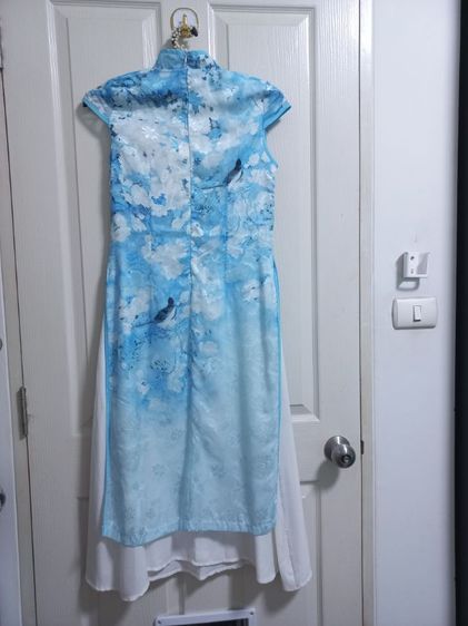 เดรส กี่เพ้า ชุดจีน กระโปรงยาว สวยๆ มือสอง 99บาท  รับตรุษจีน พร้อมส่งทั่วไทย รูปที่ 17