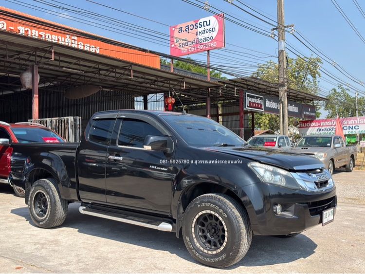 Isuzu D-MAX 2012 2.5 Hi-Lander Z Prestige Ddi VGS Turbo Pickup ดีเซล เกียร์ธรรมดา ดำ รูปที่ 2
