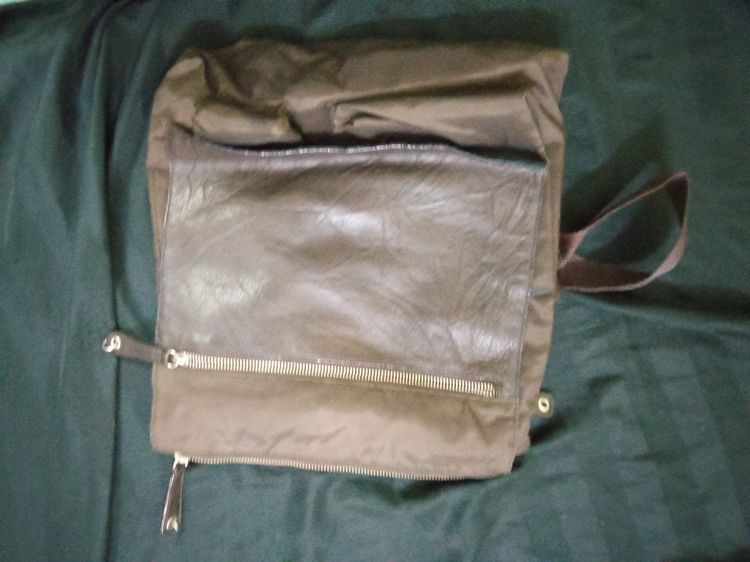 Leather zipper bag รูปที่ 3