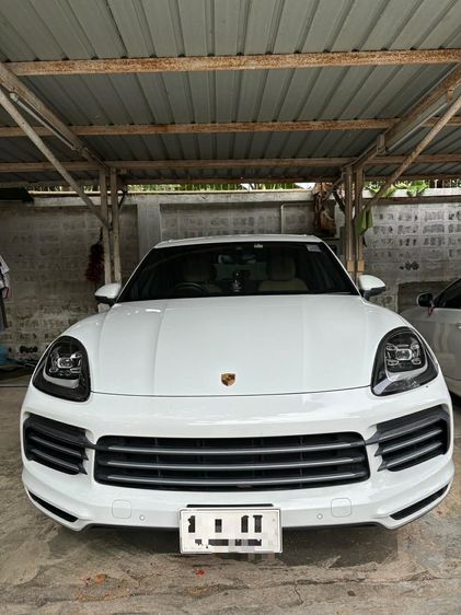 รถ Porsche Cayenne 3.0 E-Hybrid 4WD สี ขาว