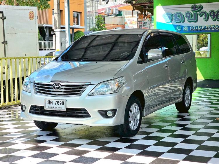 Toyota Innova 2013 2.0 G Utility-car เบนซิน LPG เกียร์อัตโนมัติ บรอนซ์เงิน รูปที่ 3