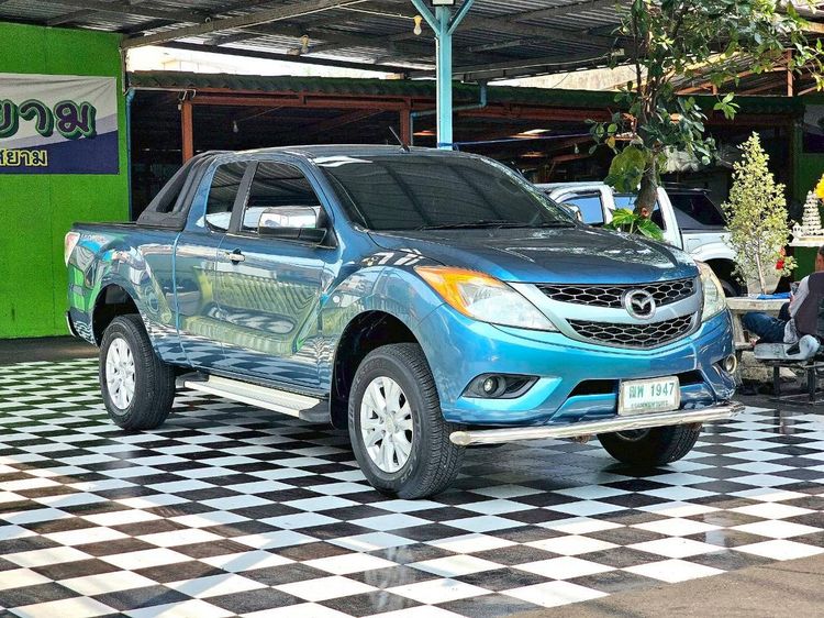 รถ Mazda BT-50 Pro 2.2 Hi-Racer สี ฟ้า