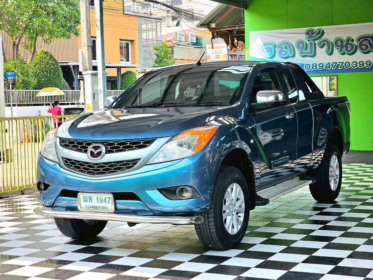 Mazda BT-50 Pro 2012 2.2 Hi-Racer Pickup ดีเซล ไม่ติดแก๊ส เกียร์ธรรมดา ฟ้า รูปที่ 2