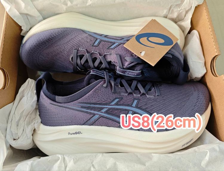 รองเท้าวิ่ง มือ1 Asics Nimbus 27 (26cm) ของแท้พร้อมกล่อง