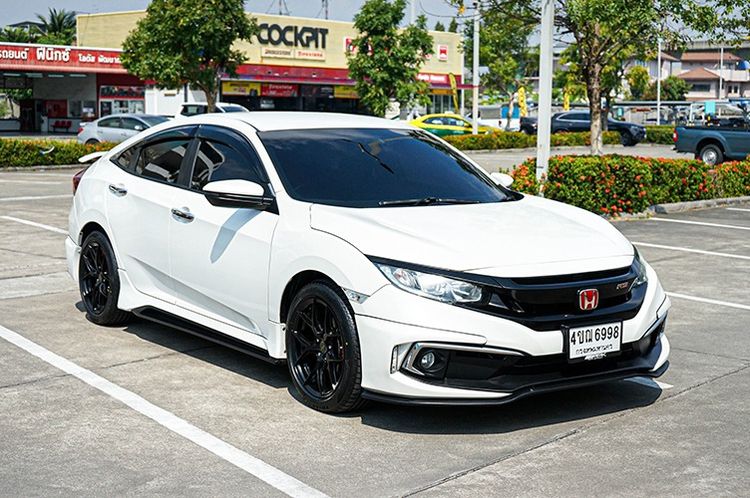 Honda Civic 2021 1.8 EL i-VTEC Sedan เบนซิน ไม่ติดแก๊ส เกียร์อัตโนมัติ ขาว รูปที่ 3