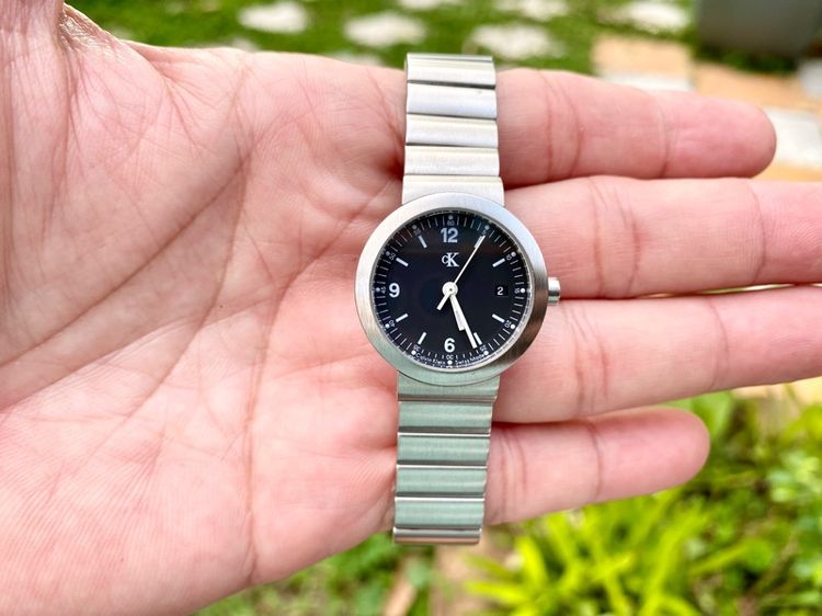 ดำ อื่นๆ นาฬิกาCalvin Klein รุ่นBold Black Dial (swiss made)