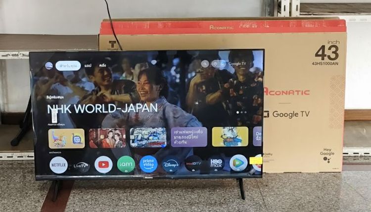 Samsung Aconatic Google TV 43" รุ่น 43HS1000AN มือ1