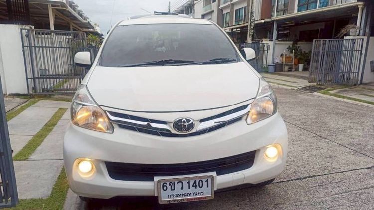 Toyota Avanza 2014 1.5 G Van เบนซิน LPG เกียร์อัตโนมัติ ขาว รูปที่ 2