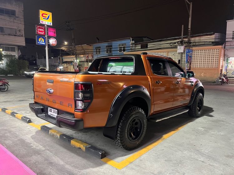 Ford Ranger 2017 2.2 Hi-Rider Wildtrak ดีเซล เกียร์ธรรมดา ส้ม รูปที่ 4