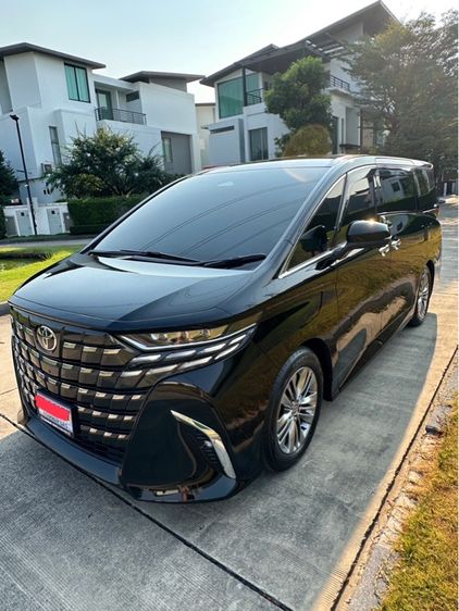 Toyota Alphard 2024 Van เบนซิน ไม่ติดแก๊ส เกียร์อัตโนมัติ ดำ รูปที่ 2