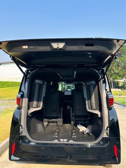 Toyota Alphard 2024 Van เบนซิน ไม่ติดแก๊ส เกียร์อัตโนมัติ ดำ รูปที่ 4