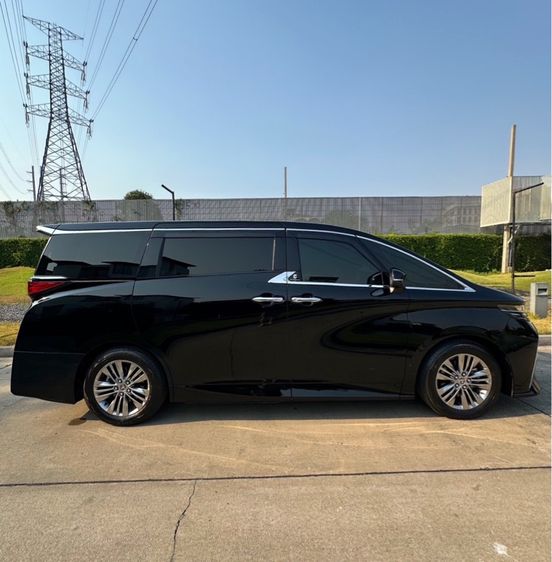 Toyota Alphard 2024 Van เบนซิน ไม่ติดแก๊ส เกียร์อัตโนมัติ ดำ รูปที่ 3