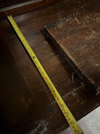 เตียง-โซฟาไม้สักโบราณ เตียงคันซึง รูปที่ 7