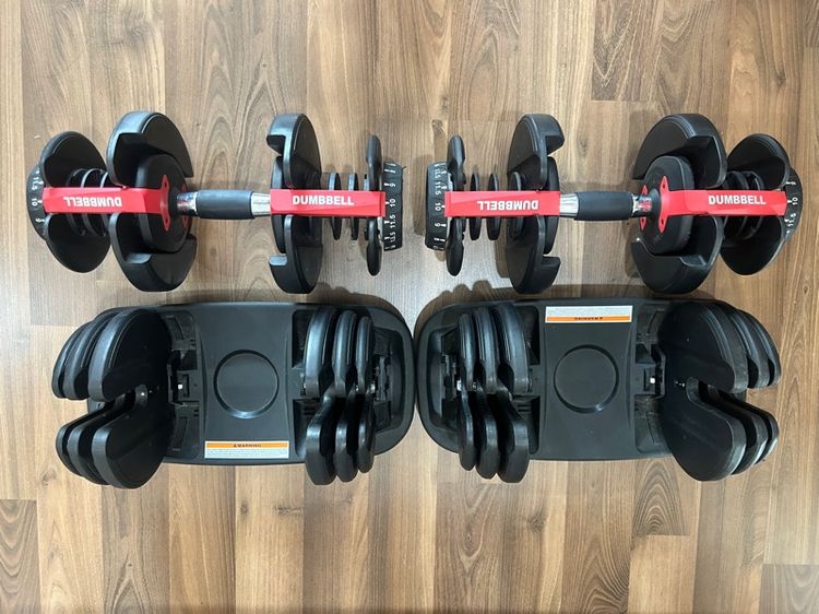  ขายดัมเบลปรับน้ำหนักได้ 2 ชิ้น (คู่) รูปที่ 2