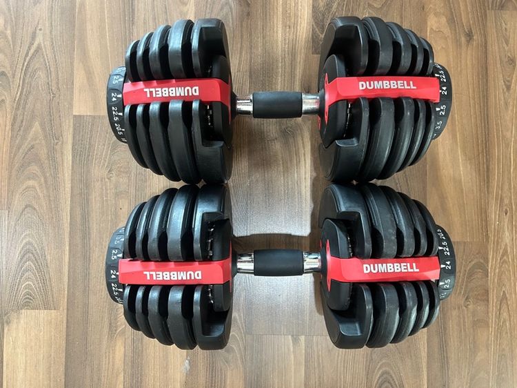 ไม่ระบุ มวยและศิลประการต่อสู้ อื่นๆ  ขายดัมเบลปรับน้ำหนักได้ 2 ชิ้น (คู่)