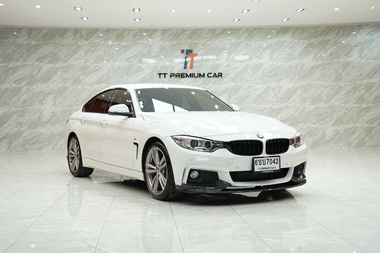 BMW Series 4 2015 420d Sedan ดีเซล เกียร์อัตโนมัติ ขาว รูปที่ 2