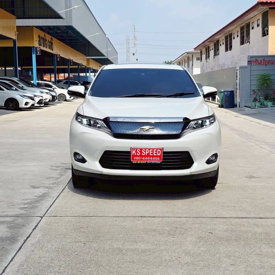 Toyota Harrier 2014 2.5 Hybrid E-Four 4WD Utility-car ไฮบริด ไม่ติดแก๊ส เกียร์อัตโนมัติ ขาว รูปที่ 2