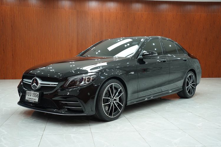 Mercedes-Benz C-Class 2020 C43 Sedan เบนซิน เกียร์อัตโนมัติ ดำ รูปที่ 3