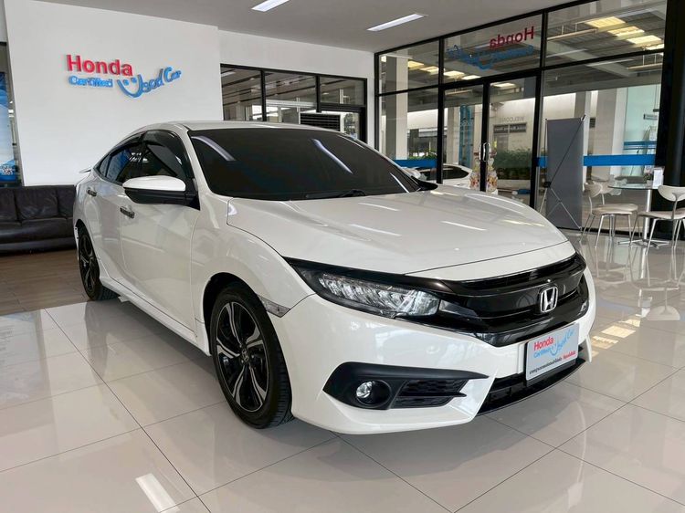 Honda Civic 2016 1.5 Turbo RS Sedan เบนซิน ไม่ติดแก๊ส เกียร์อัตโนมัติ ขาว รูปที่ 3