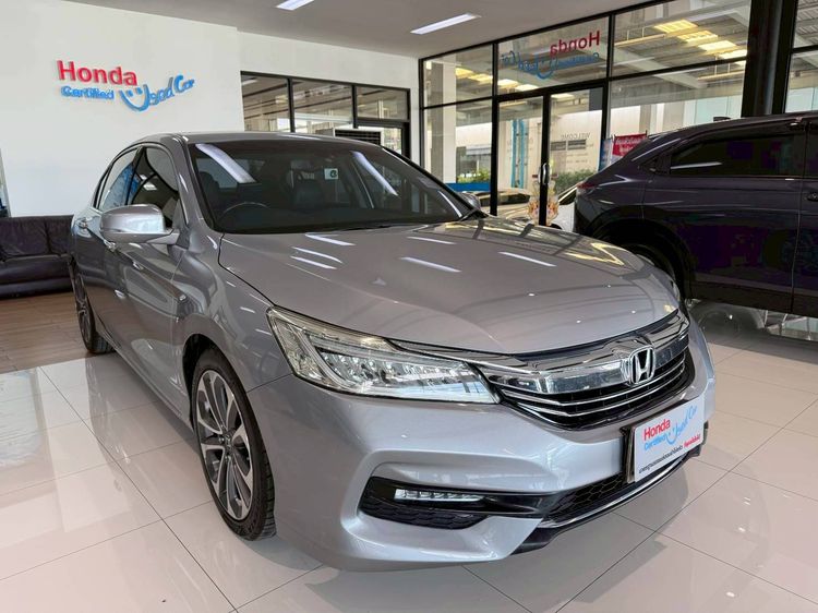 Honda Accord 2017 2.0 EL Sedan เบนซิน ไม่ติดแก๊ส เกียร์อัตโนมัติ เงิน รูปที่ 3